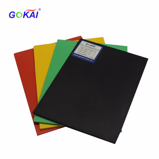 Placa rígida customizável do PVC do tamanho 3mm 5mm/Co
