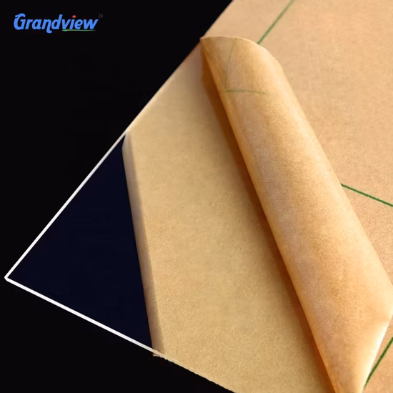 Folha acrílica personalizada de espessura de 2mm 3mm 5mm 1220*1830mm para sinais de publicidade em acrílico fundido sólido