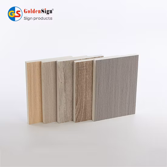 Placa de espuma laminada de placa de PVC de 1220 x 2440 mm/telhado e paredes Co